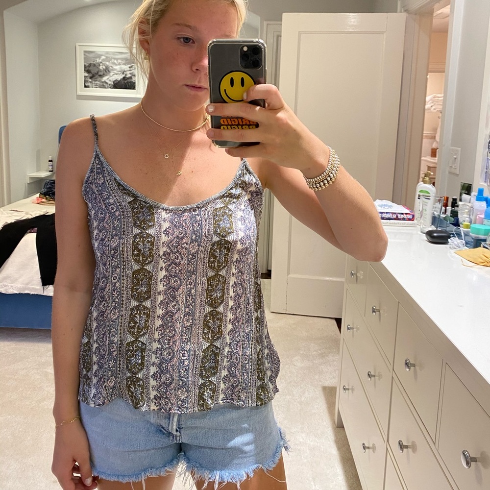 Calypso st Barth tank with beading on the neckline